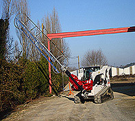 The Heavy Duty Pole Setter is used with Foundation Companies