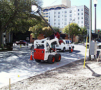 The Heavy Duty Pole Setter is used with Utility Companies